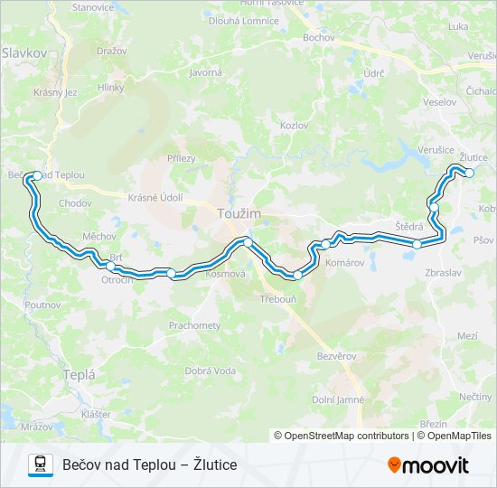 OS 16723 train Line Map