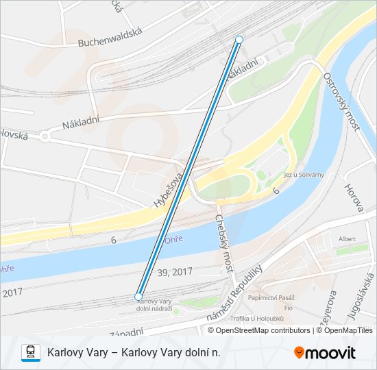 OS 17183 train Line Map