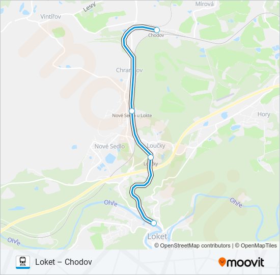 OS 27135 train Line Map