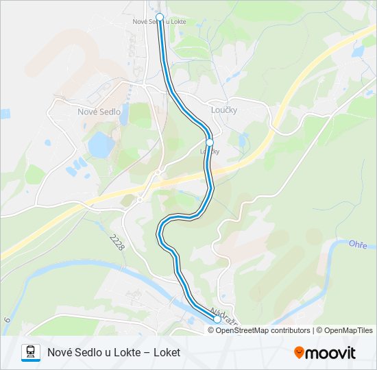 OS 27162 train Line Map