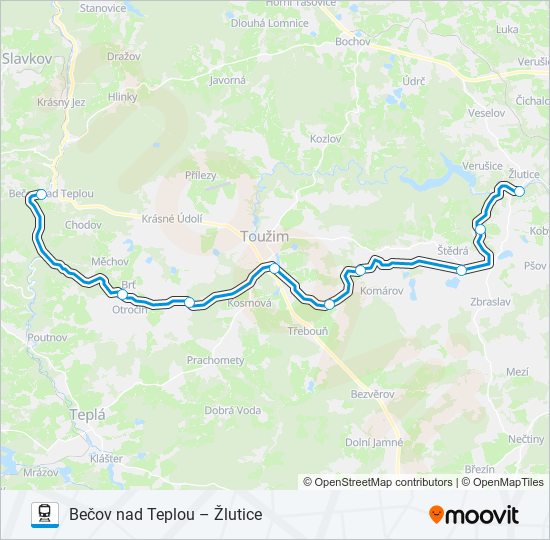 OS 16753 train Line Map