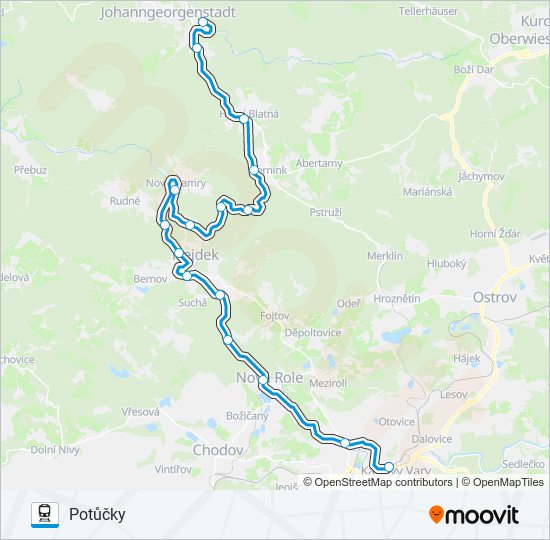 OS 17100 train Line Map