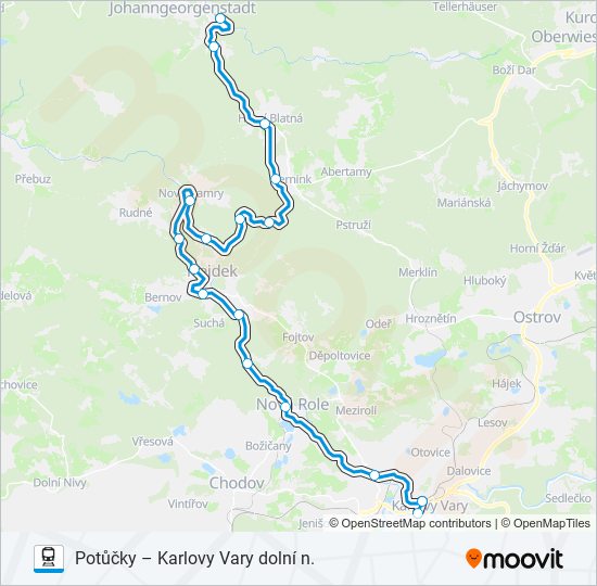 OS 17101 train Line Map