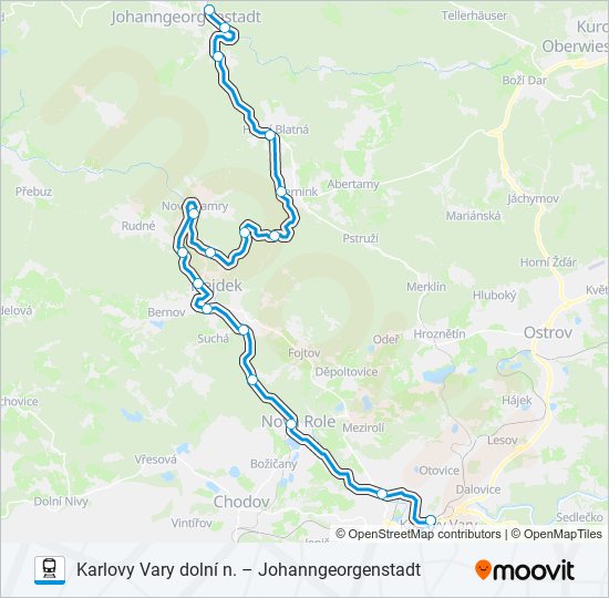 OS 17102 train Line Map