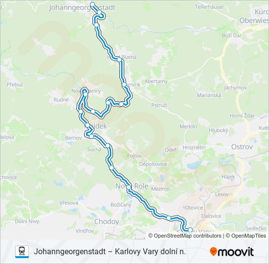 OS 17105 train Line Map