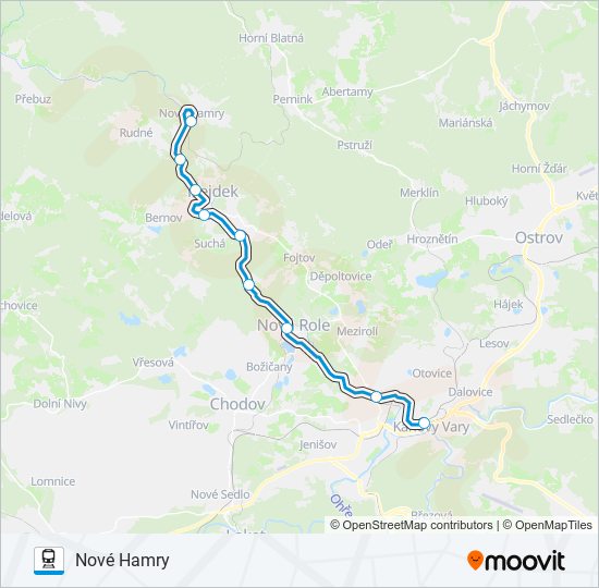 OS 17130 train Line Map