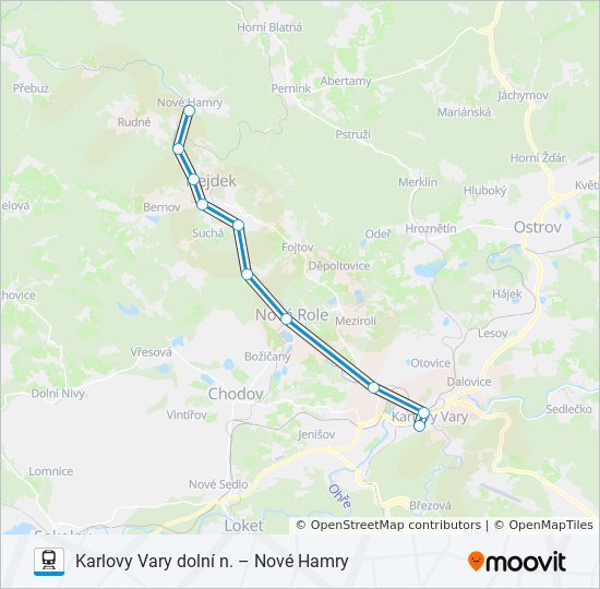 OS 17138 train Line Map