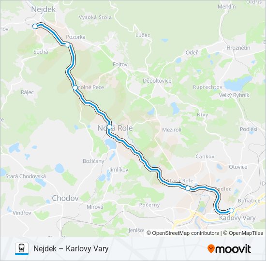 OS 17141 train Line Map