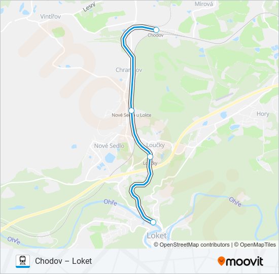 OS 27128 train Line Map