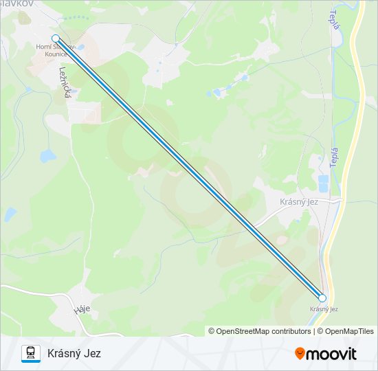 OS 27171 train Line Map