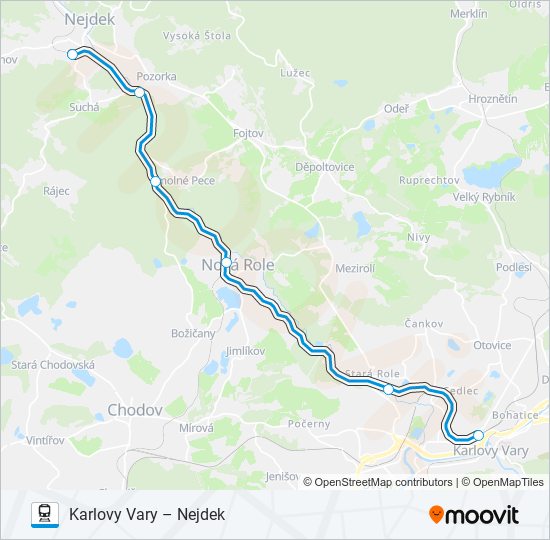 OS 17100 train Line Map