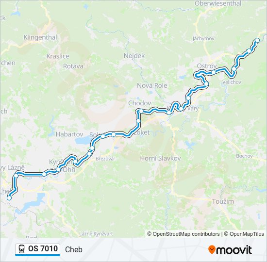 OS 7010 train Line Map