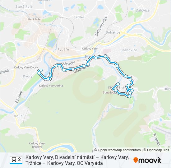 2 bus Line Map