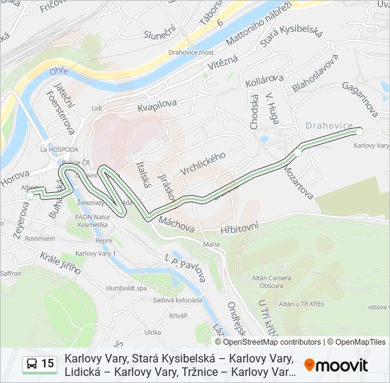 15 bus Line Map