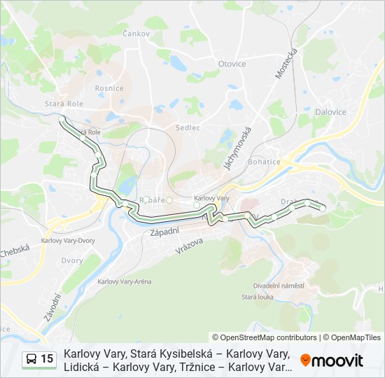 15 bus Line Map