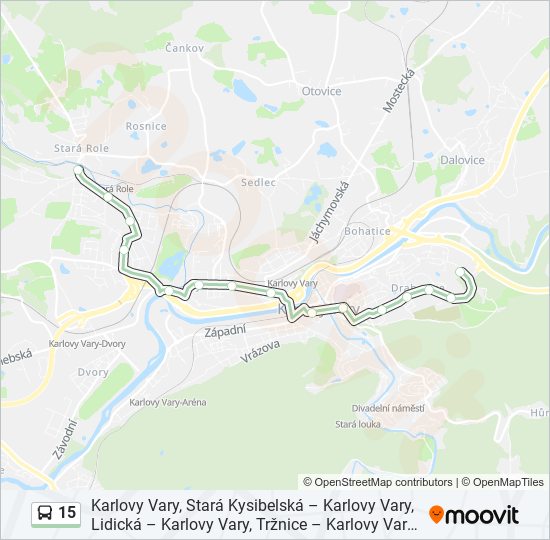 15 bus Line Map