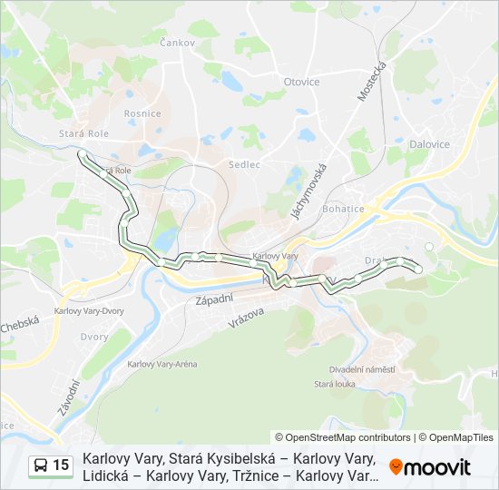 15 bus Line Map