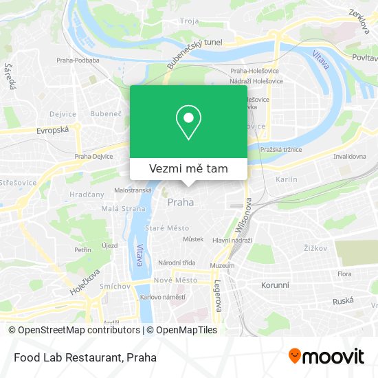 Food Lab Restaurant mapa