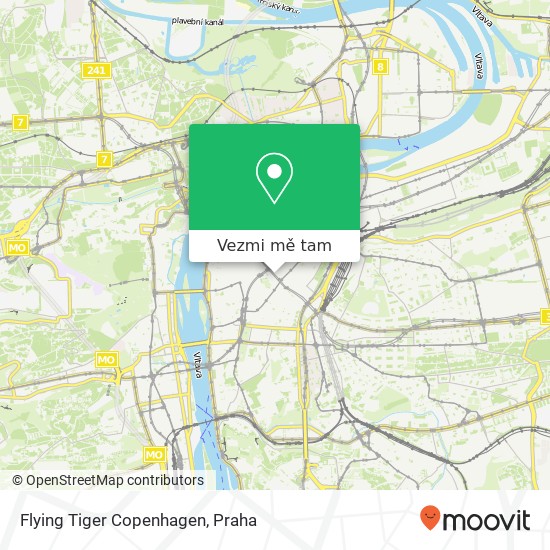 Flying Tiger Copenhagen mapa