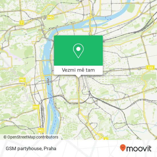 GSM partyhouse mapa