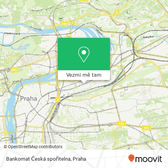 Bankomat Česká spořitelna mapa