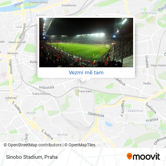 Sinobo Stadium mapa