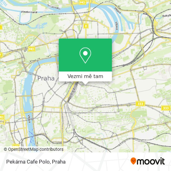 Pekárna Cafe Polo mapa