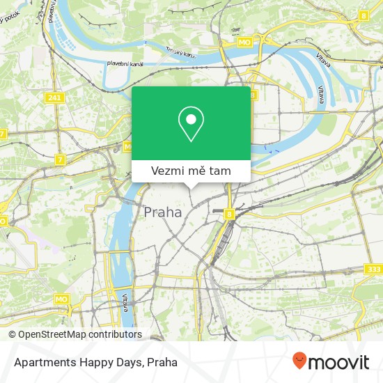 Apartments Happy Days mapa