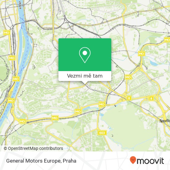 General Motors Europe mapa