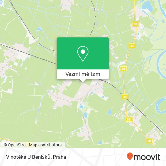 Vinotéka U Beníšků mapa