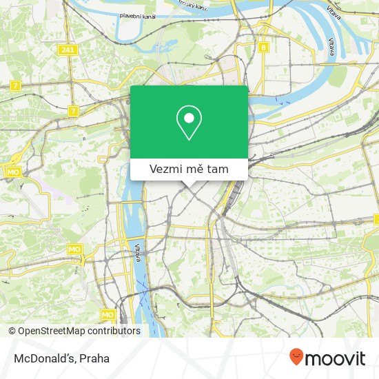 McDonald’s mapa