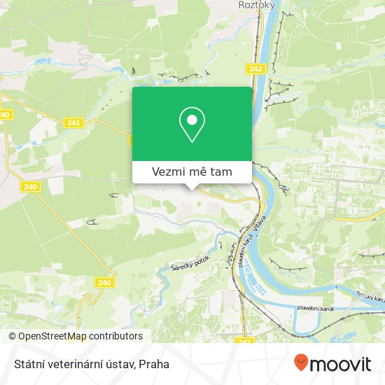 Státní veterinární ústav mapa