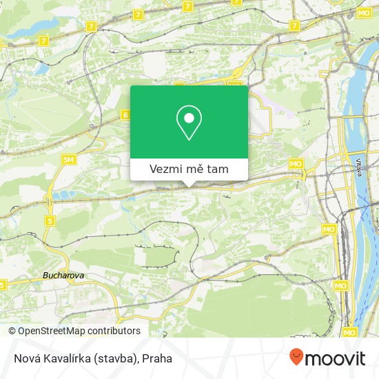 Nová Kavalírka (stavba) mapa