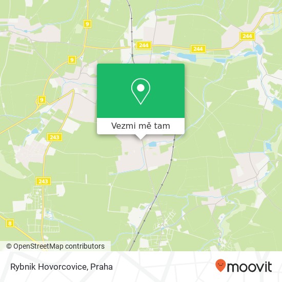 Rybnik Hovorcovice mapa