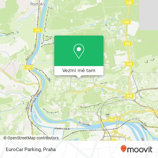 EuroCar Parking mapa