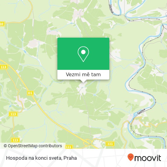 Hospoda na konci sveta mapa