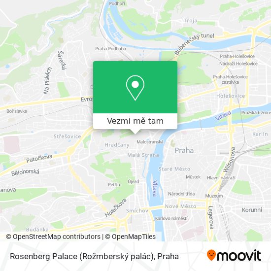 Rosenberg Palace (Rožmberský palác) mapa