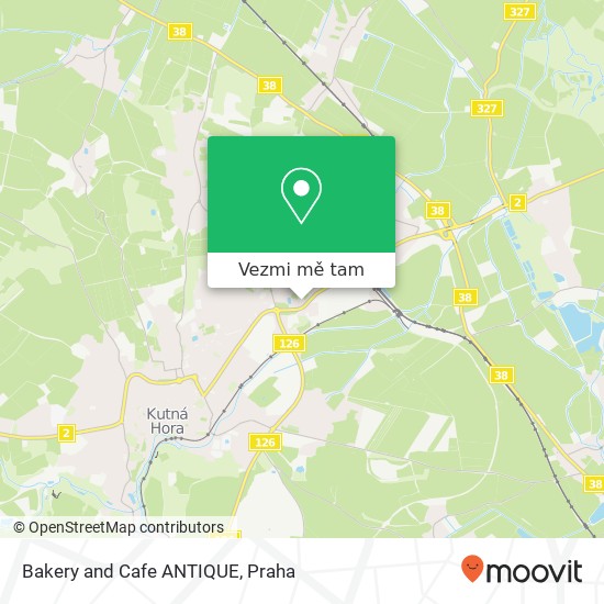 Bakery and Cafe ANTIQUE mapa