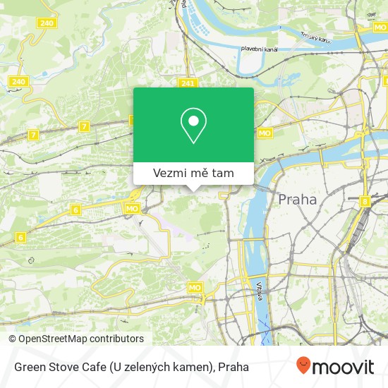 Green Stove Cafe (U zelených kamen) mapa