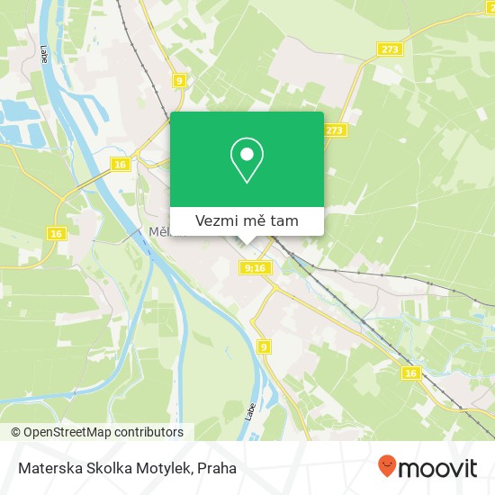 Materska Skolka Motylek mapa