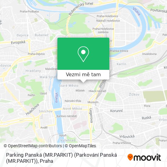 Parking Panská (MR.PARKIT) (Parkování Panská (MR.PARKIT)) mapa