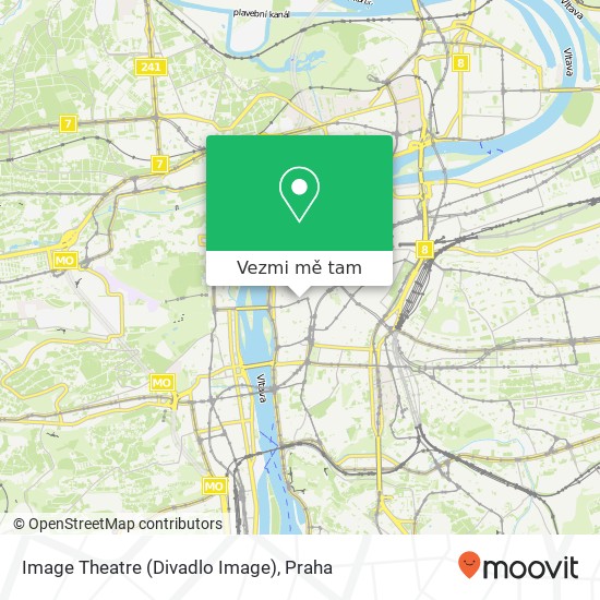 Image Theatre (Divadlo Image) mapa