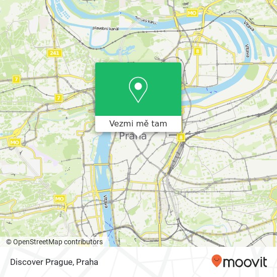 Discover Prague mapa
