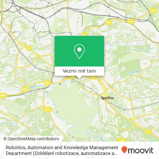 Robotics, Automation and Knowledge Management Department mapa