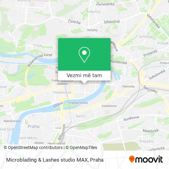 Microblading & Lashes studio MAX mapa