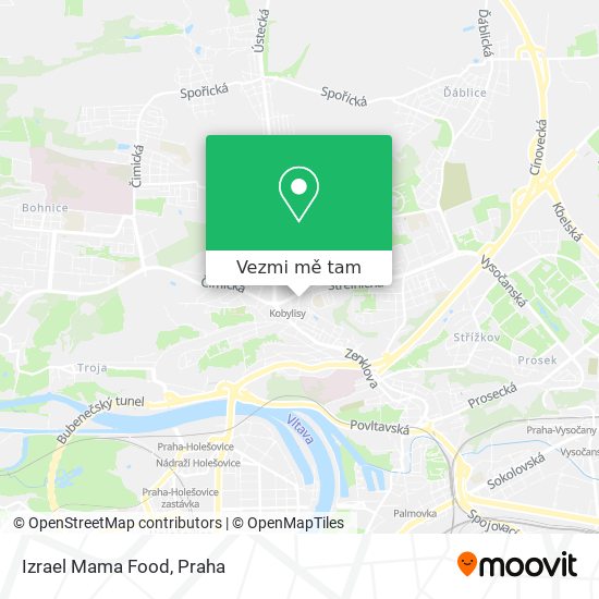 Izrael Mama Food mapa