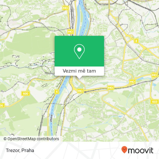 Trezor mapa