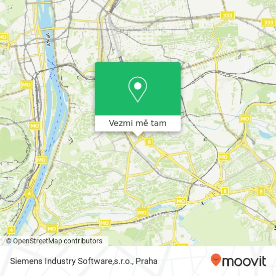 Siemens Industry Software,s.r.o. mapa