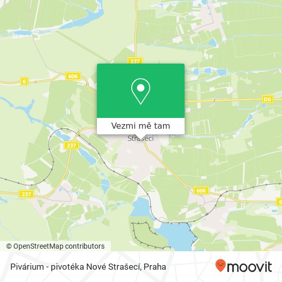 Pivárium - pivotéka Nové Strašecí mapa