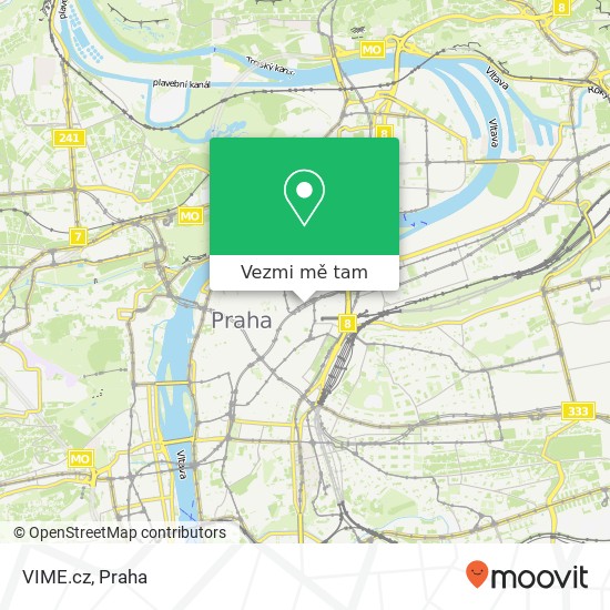 VIME.cz mapa